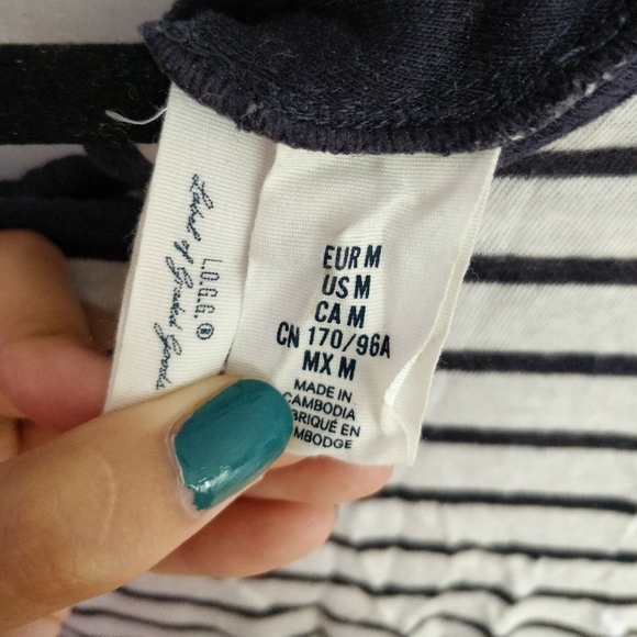 H&M Bow Back Striped Top - Picture 3 of 6